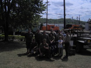 The 'Bloody Bucket' at the Trolley Museum