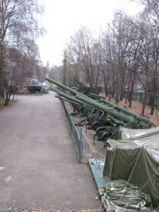 Outside Artillery exhibit